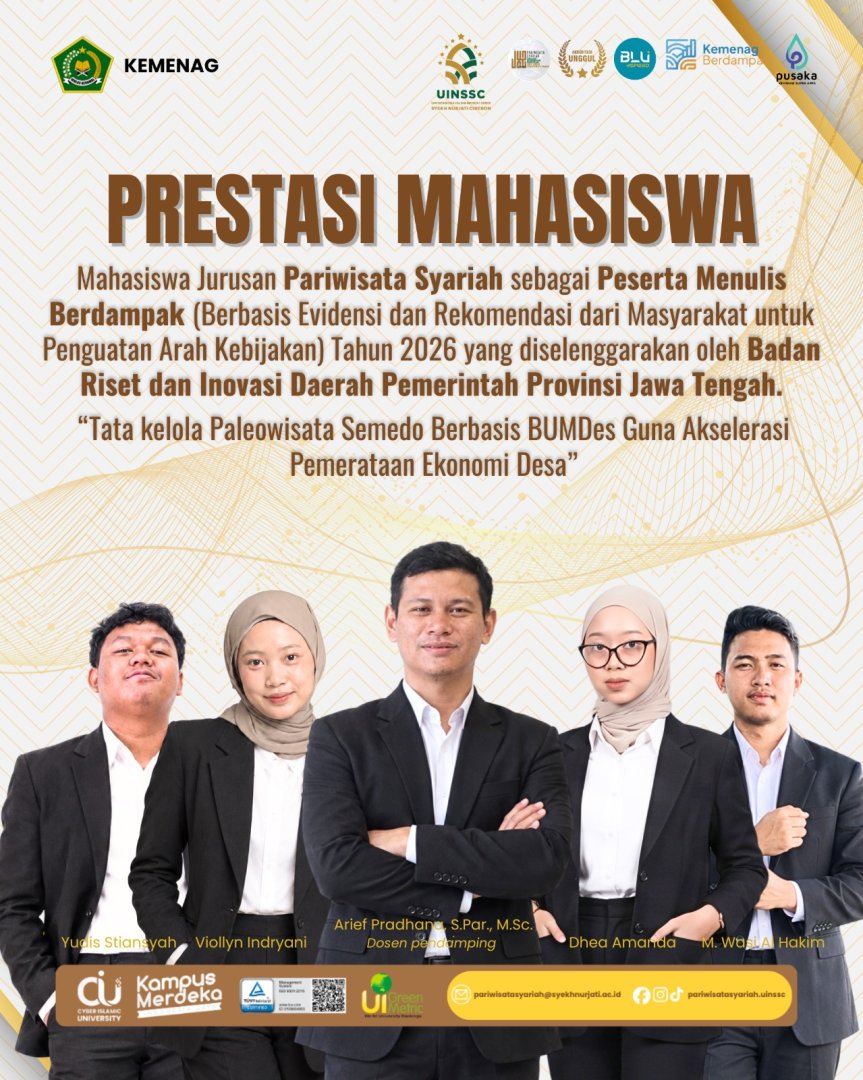 Mahasiswa Pariwisata Syariah UIN Siber Cirebon Turut Berpartisipasi dalam Program Penulisan Berdampak 2026